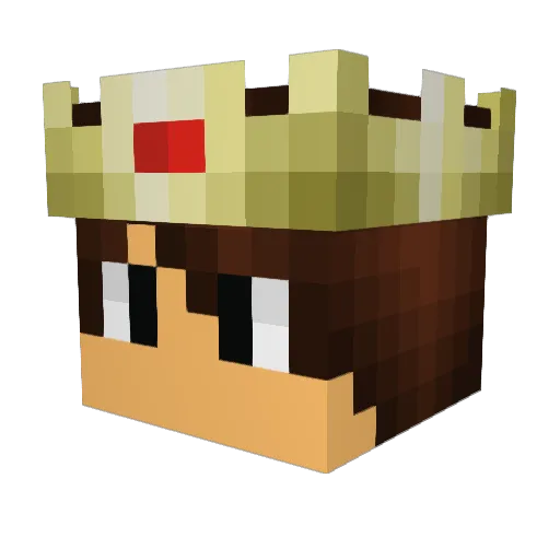 Kei_4102 Minecraft avatar head, 3D render