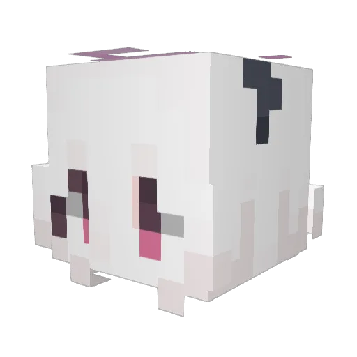 Kei_BA Minecraft avatar head, 3D render
