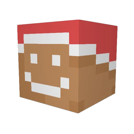Keiarz Minecraft avatar head, 3D render