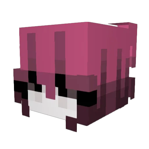 Keiichii_ Minecraft avatar head, 3D render