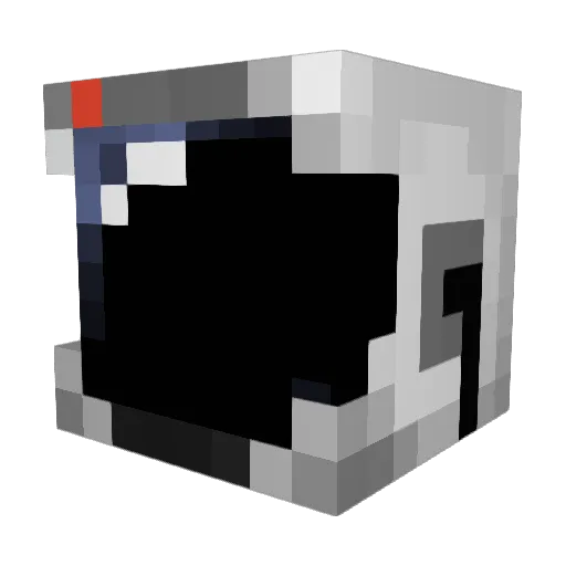 Keiier Minecraft avatar head, 3D render