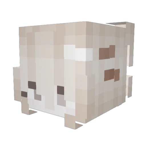 Keiiren Minecraft avatar head, 3D render