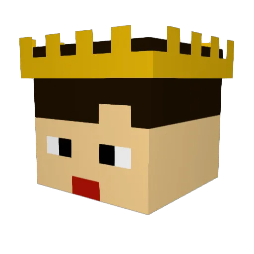 Keiji_Is_Dumb Minecraft avatar head, 3D render