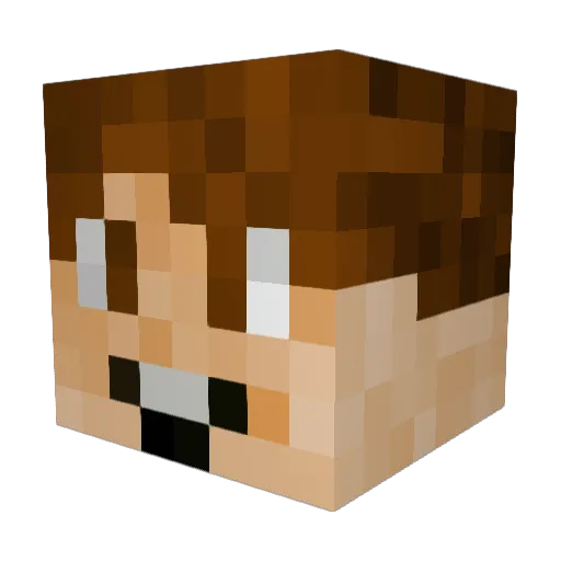 KeijoKebab69 Minecraft avatar head, 3D render
