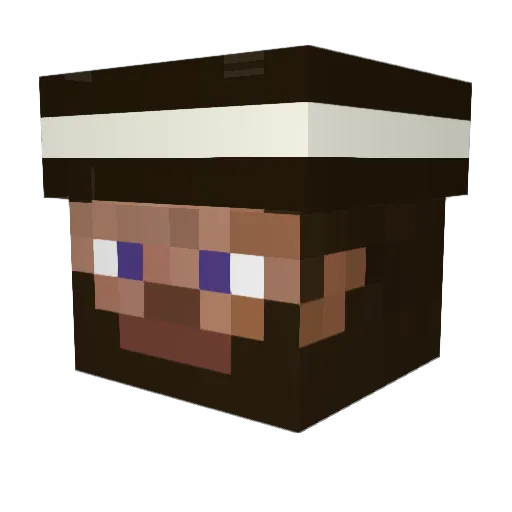 KeilanK Minecraft avatar head, 3D render