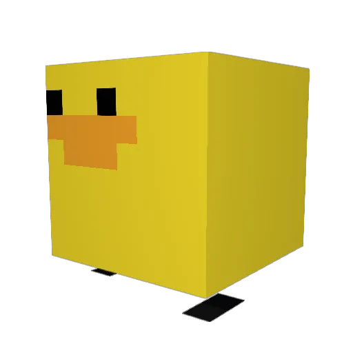 Keilita Minecraft avatar head, 3D render