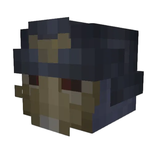 KeinKun420 Minecraft avatar head, 3D render