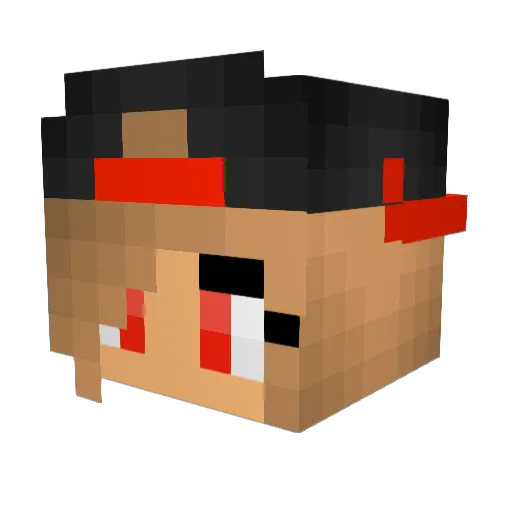 Kein_PvP_Skill Minecraft avatar head, 3D render