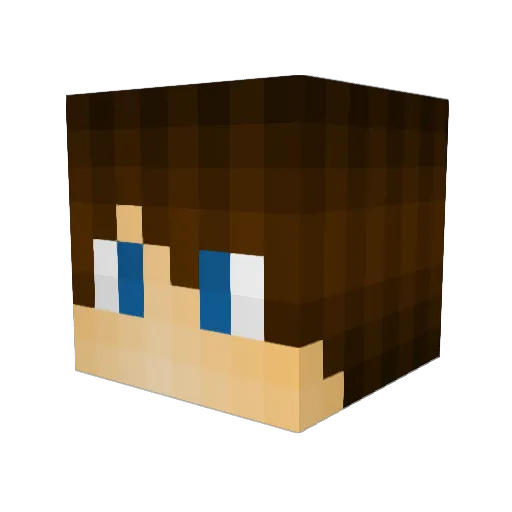 Keinl Minecraft avatar head, 3D render