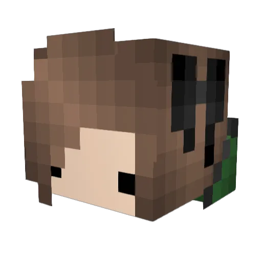 Keirahimagic Minecraft avatar head, 3D render