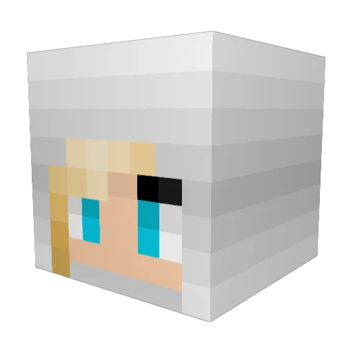 Keirajane04 Minecraft avatar head, 3D render