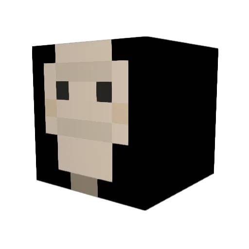 Keiro410 Minecraft avatar head, 3D render