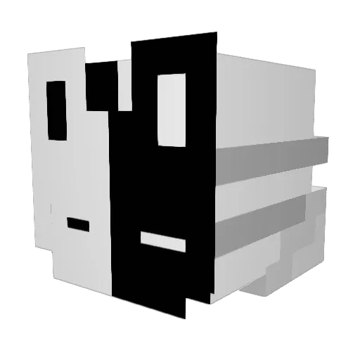 Keishaune24 Minecraft avatar head, 3D render
