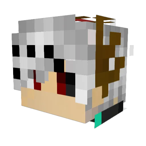 Keith0912 Minecraft avatar head, 3D render