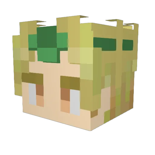 Keith4Beef Minecraft avatar head, 3D render