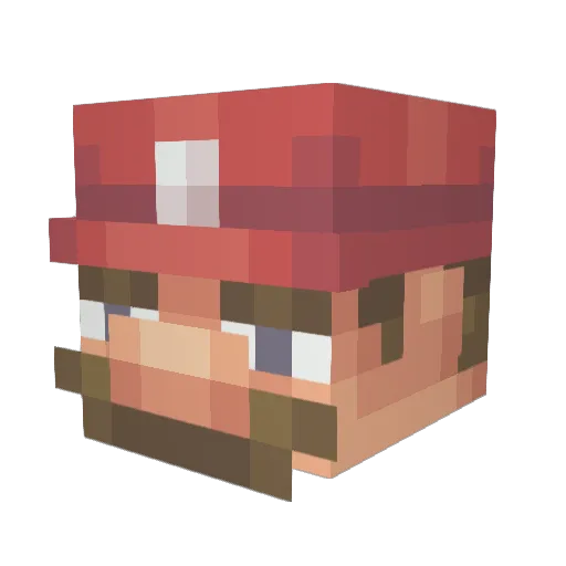 KeithH1234 Minecraft avatar head, 3D render