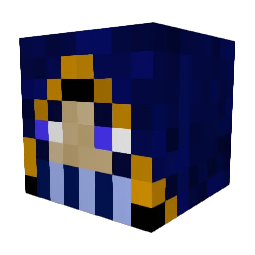 KeithRHanson Minecraft avatar head, 3D render
