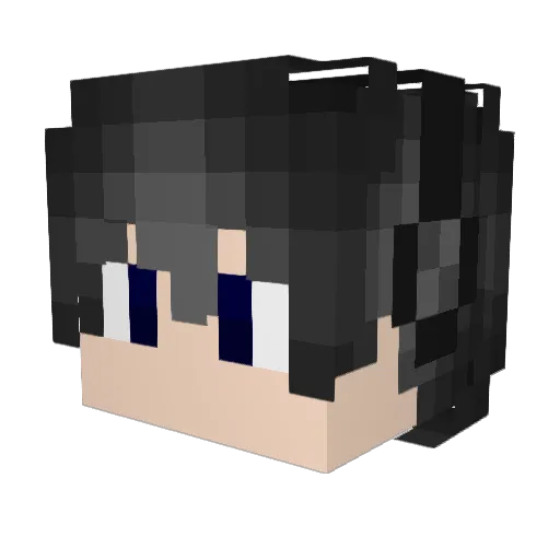 Keithmoulan Minecraft avatar head, 3D render