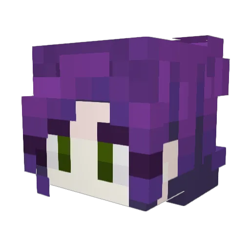 Keithypoo Minecraft avatar head, 3D render