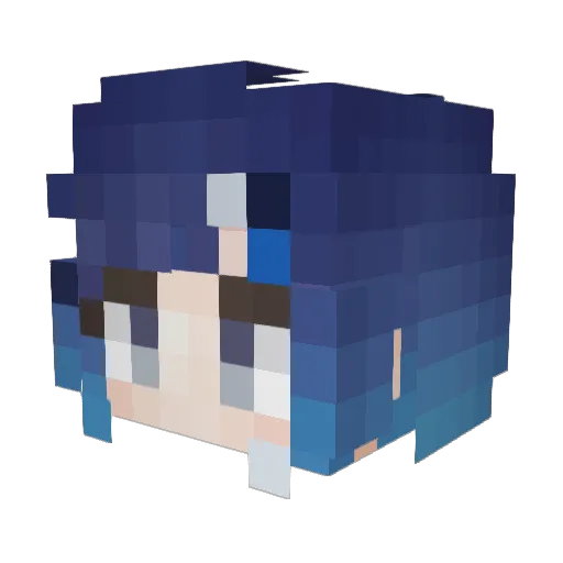 Keja_Vu Minecraft avatar head, 3D render