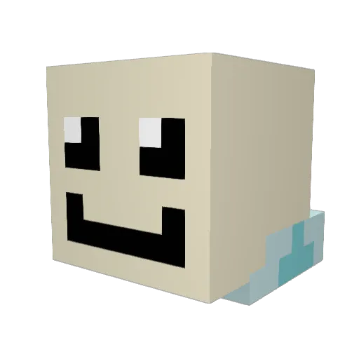 KekItsJack Minecraft avatar head, 3D render