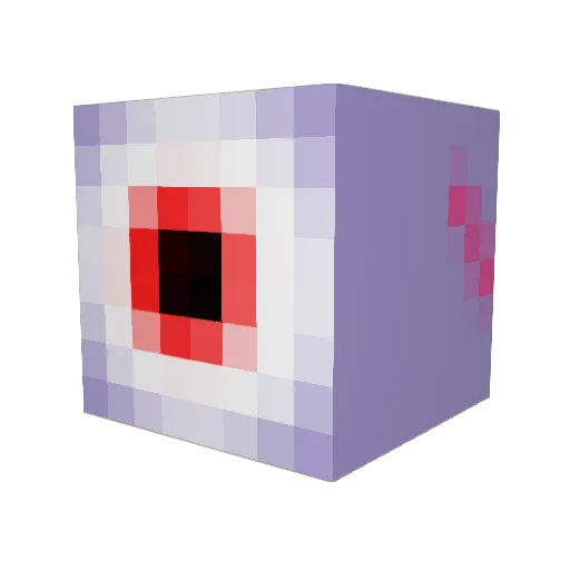 KekLuck Minecraft avatar head, 3D render