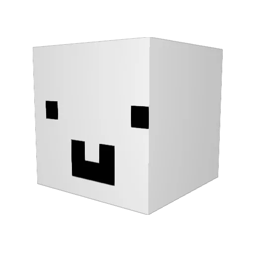 KekTuSx Minecraft avatar head, 3D render