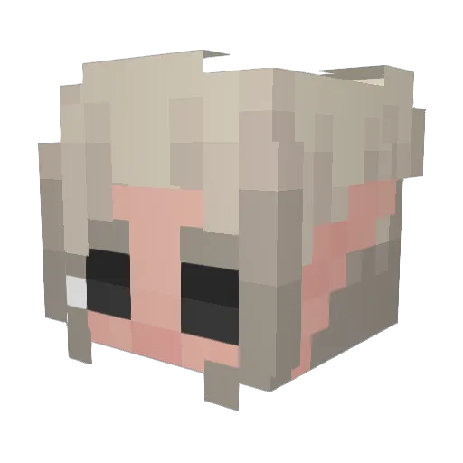 KekesPepes Minecraft avatar head, 3D render