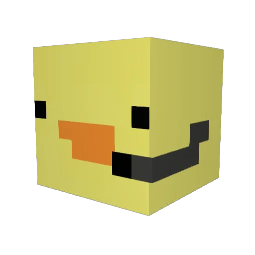 Keki18 Minecraft avatar head, 3D render