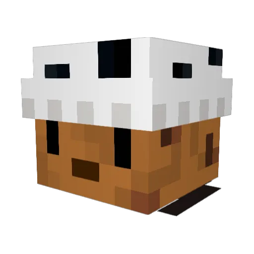 KeksLaw Minecraft avatar head, 3D render