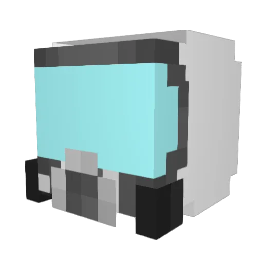 KeksMensch99 Minecraft avatar head, 3D render