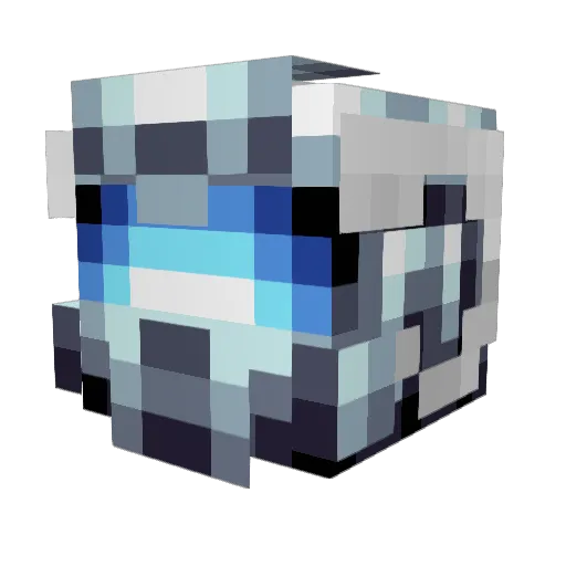 KeksMichi Minecraft avatar head, 3D render