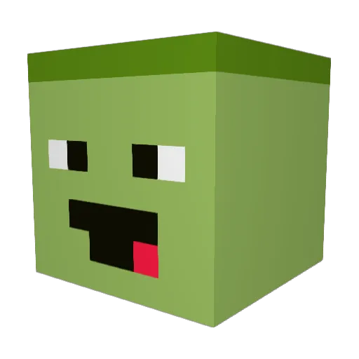 Keks_07 Minecraft avatar head, 3D render