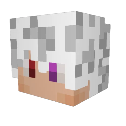 Keks_Rotate Minecraft avatar head, 3D render