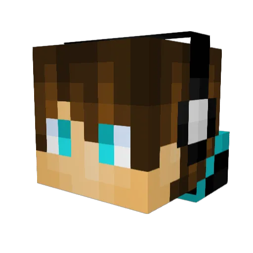 Keks_kennst_eh Minecraft avatar head, 3D render