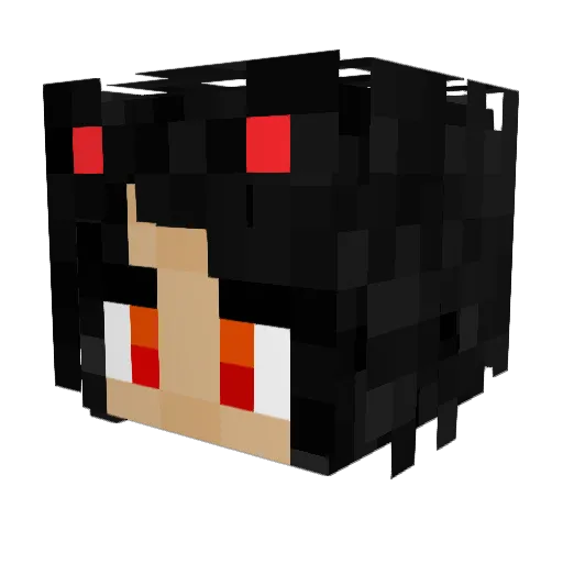 Keksgeier Minecraft avatar head, 3D render