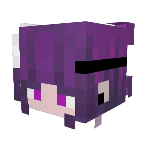 Keksii21 Minecraft avatar head, 3D render
