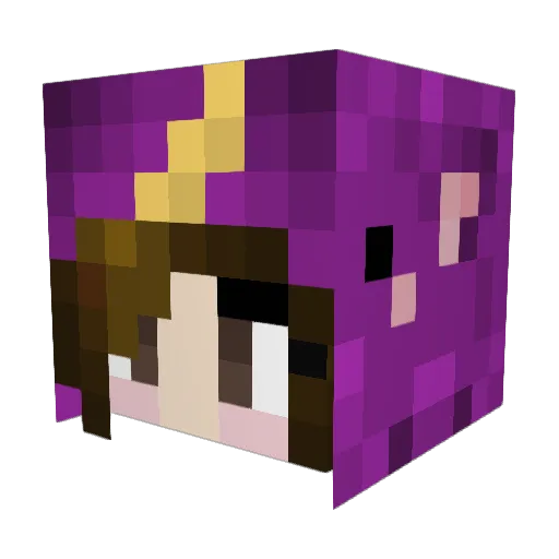Keksiii92 Minecraft avatar head, 3D render