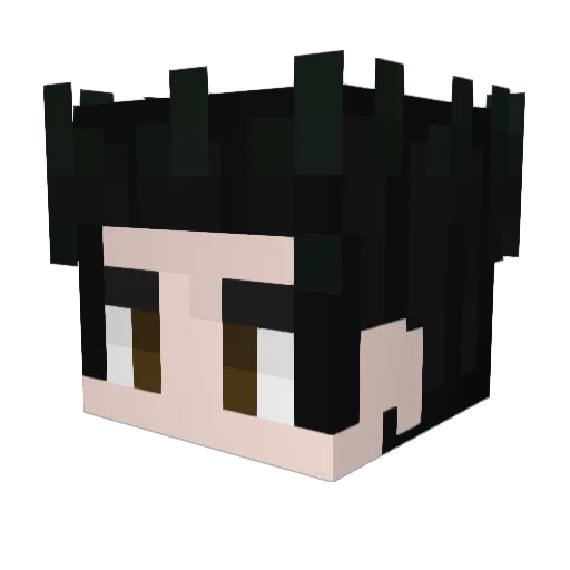 Kel0_Craft Minecraft avatar head, 3D render