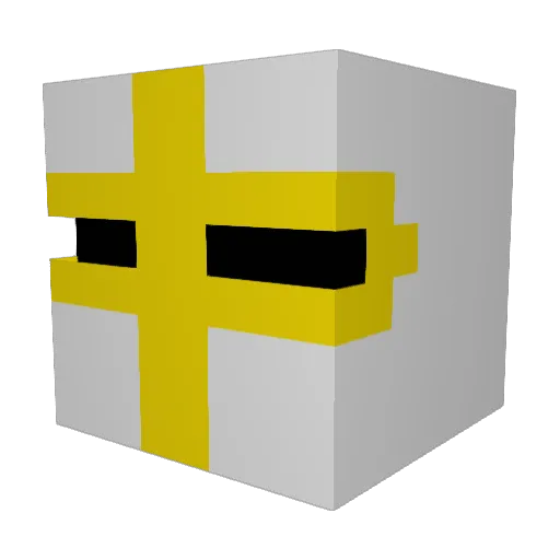KelEdiora Minecraft avatar head, 3D render