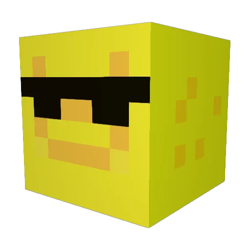 Kel_ahyper Minecraft avatar head, 3D render