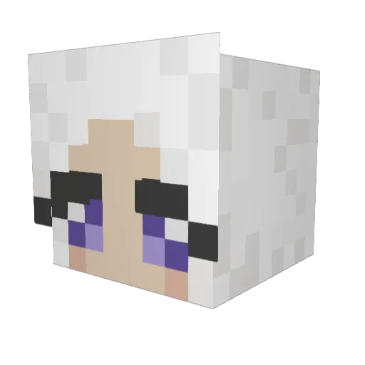 Kelbikes Minecraft avatar head, 3D render