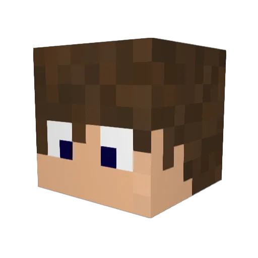 Keldarion Minecraft avatar head, 3D render