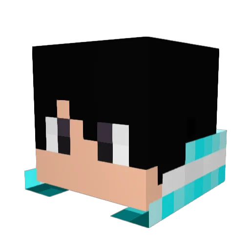 Kelenek Minecraft avatar head, 3D render