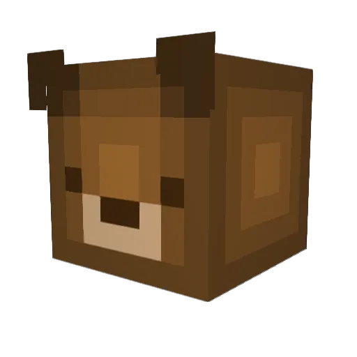 Kelgre Minecraft avatar head, 3D render
