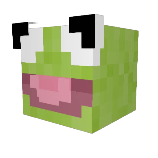 KeliBorgeyBanned Minecraft avatar head, 3D render