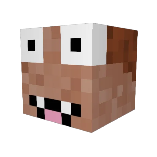 Keliankgg Minecraft avatar head, 3D render