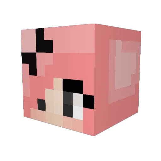 Kelish1 Minecraft avatar head, 3D render