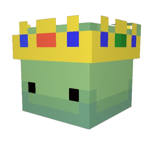 Kelkop Minecraft avatar head, 3D render