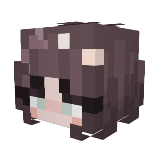 Kella_0918 Minecraft avatar head, 3D render